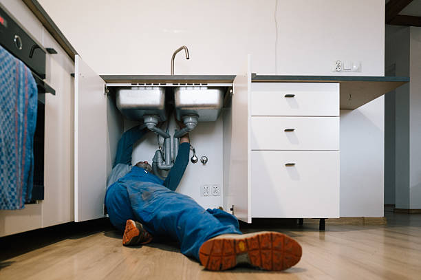 Professional Drain Cleaning technician working in Quakertown, PA